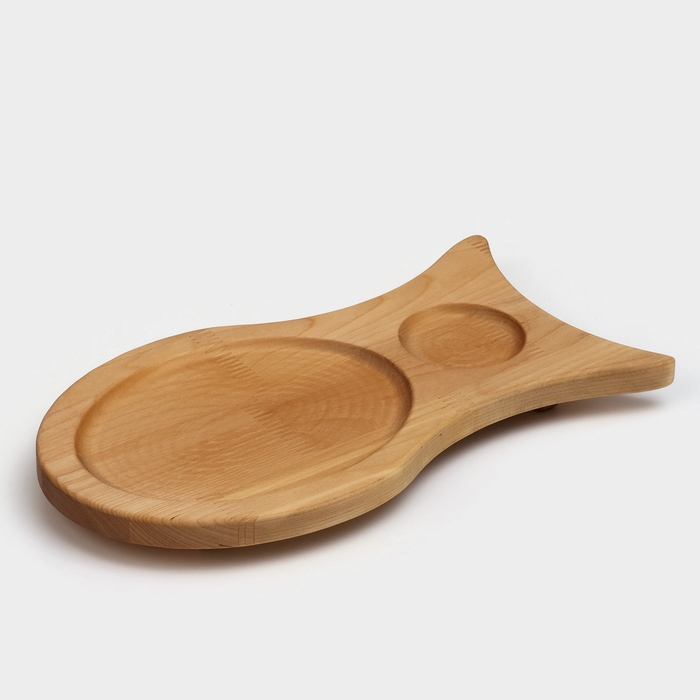 Доска для подачи рыбной продукции, пропитано минеральным маслом, 33×18 см, берёза Доска для подачи рыбной продукции, пропитано минеральным маслом, 33×18 см, берёза