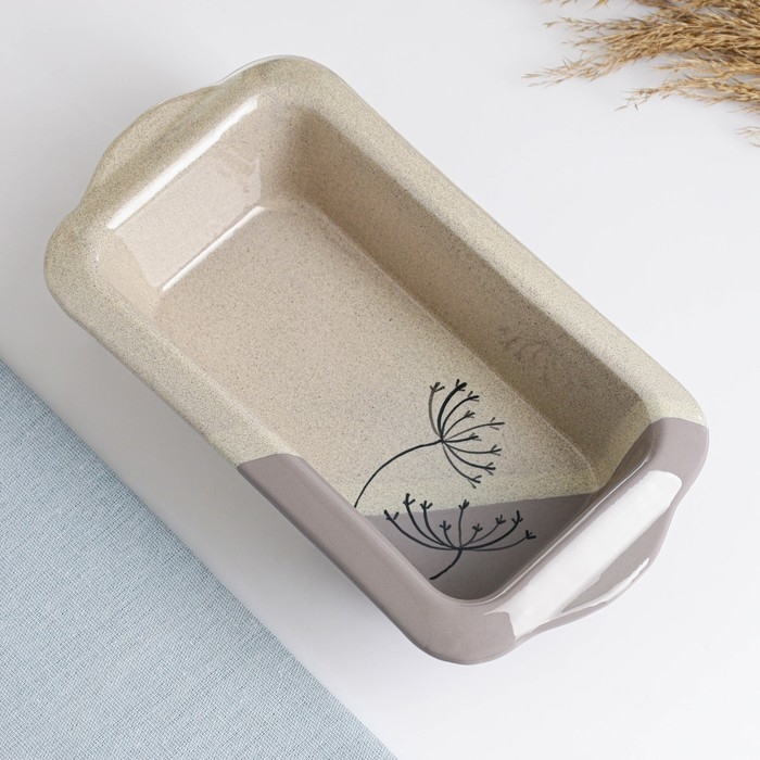 Емкость для запекания Емкость для запекания "Трапеза прямоугольная" 1л / 6,5х27х14,5см, сумерки