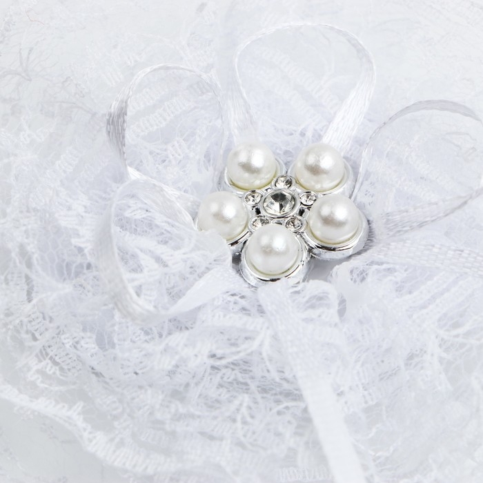 Выпускной. Бант для волос на резинке, белый, 10.5 см, Минни Маус