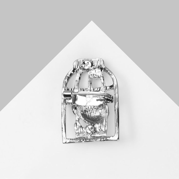 Брошь «Птица» сова в клетке, цвет МИКС (неделимая фасовка 12 шт., цена за шт.) Брошь «Птица» сова в клетке, цвет МИКС (неделимая фасовка 12 шт., цена за шт.)