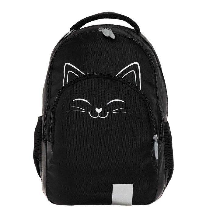 Рюкзак молодёжный, 44 х 30 х 17 см, эргономичная спинка, Calligrata Р Рюкзак молодёжный, 44 х 30 х 17 см, эргономичная спинка, Calligrata Р "Котик"