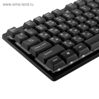 Клавиатура Defender Arx GK-196L, игровая, проводная, подсветка, 104 клавиши, USB, чёрная