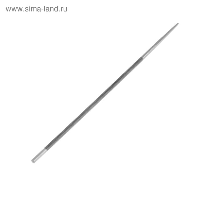 Напильник ТУНДРА, для заточки цепей шаг 0.325 Напильник ТУНДРА, для заточки цепей шаг 0.325", круглый, сталь ШХ15, d=4.8 мм, №3, 200 мм