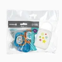 Соска - пустышка анатомическая &laquo;Для мальчика&raquo; +6 мес., 2 шт., держатель 1 шт., контейнер