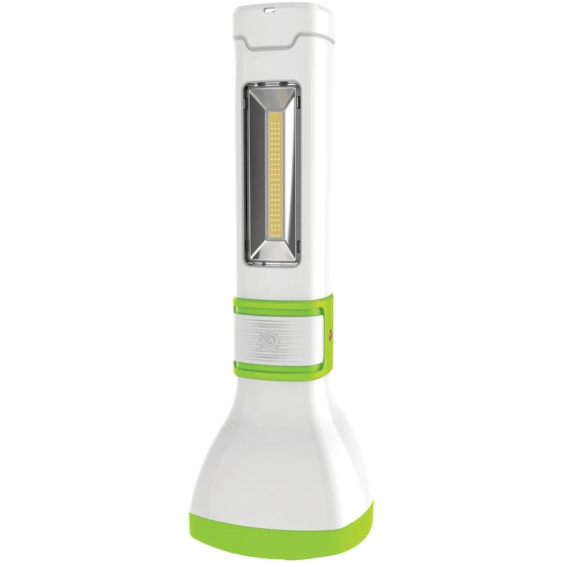 Фонарь светодиодный аккум. КОСМОС 5W LED,бок.пан.,COB 3Вт,3 реж.,з/у (7035)