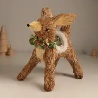 Фигурка новогодняя &laquo;Оленёнок в новогодней накидке&raquo;, 18&times;15&times;21 см