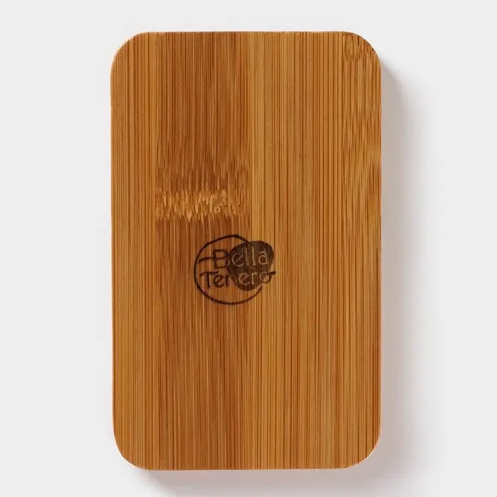 Набор фарфоровый для специй на бамбуковой подставке BellaTenero &laquo;Котики&raquo;, 3 предмета: солонка, перечница, подставка, белый, чёрный