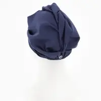 Чалма - тюрбан для волос MINAKU, 25&times;68 см, тенсель, тёмно-синее