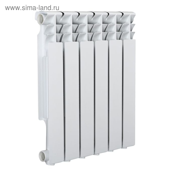 Радиатор Tropic 500x80 мм алюминиевый, 6 секций Радиатор Tropic 500x80 мм алюминиевый, 6 секций