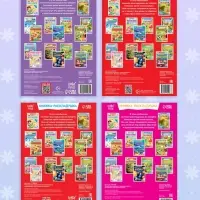 Книги с наклейками многоразовыми &laquo;Изучаем животных&raquo;, набор 4 шт.