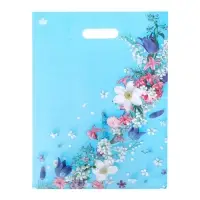 Пакет подарочный &laquo;Очаровательные цветы&raquo;, полиэтиленовый с вырубной ручкой, 31&times;40 см, 60 мкм