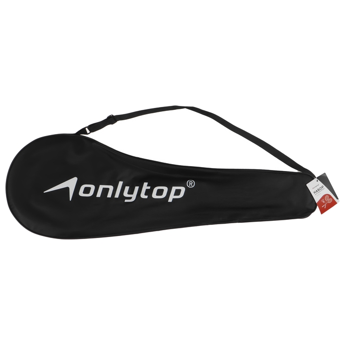 Ракетки для бадминтона ONLYTOP Tactics, алюминий, набор 2 шт., в чехле Ракетки для бадминтона ONLYTOP Tactics, алюминий, набор 2 шт., в чехле