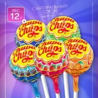 Карамель «Чупа-Чупс», ассорти с соком» кола, 12 г