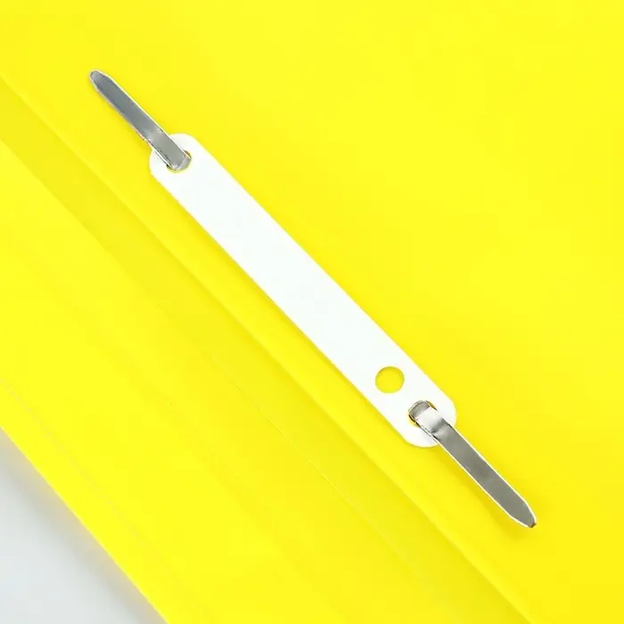 Набор папок-скоросшивателей А5, 5 штук, Calligrata, 180 мкм, с прозрачным верхом, жёлтый