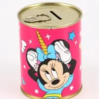 Копилка металлическая, 9.5 см &times; 7.5 см &times; 7.5 см, Минни Маус