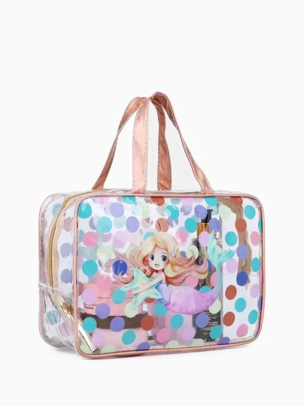 Набор косметичек для бассейна 2 в 1 &laquo;Русалка&raquo;, с рисунком, разноцветный