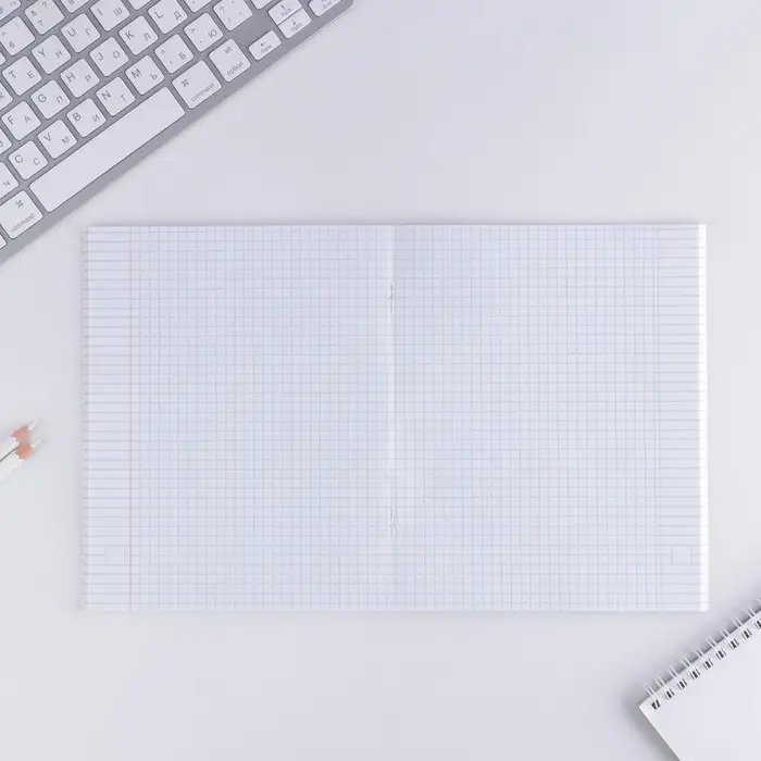 Тетрадь в клетку, 48 л., А5, на скрепке, блок №1 «Паттерн» МИКС Тетрадь в клетку, 48 л., А5, на скрепке, блок №1 «Паттерн» МИКС