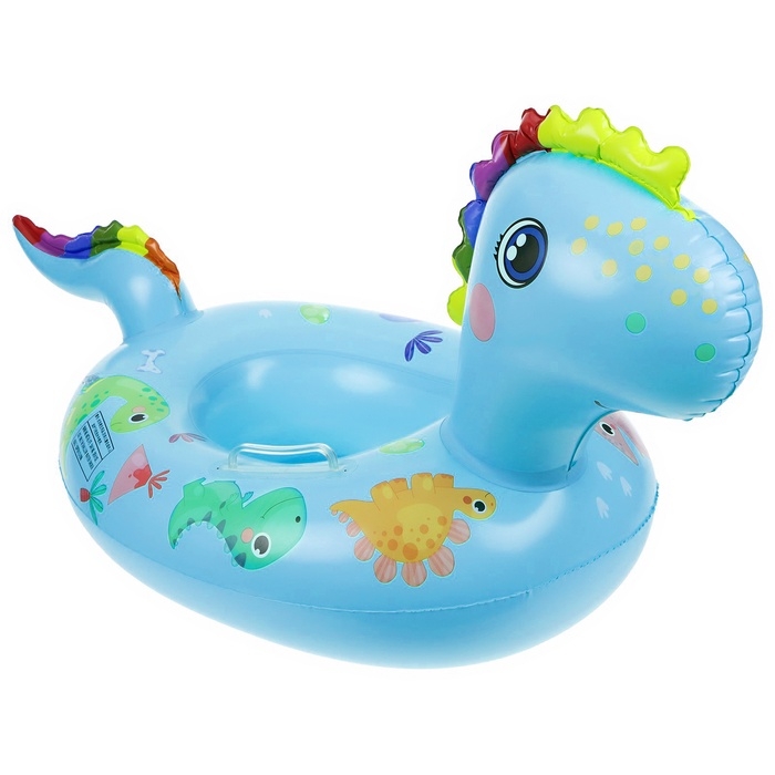 Плотик для плавания «Динозаврик», 75 х 50 см, цвет бирюзовый Плотик для плавания «Динозаврик», 75 х 50 см, цвет бирюзовый