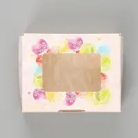 Коробка подарочная складная &laquo;Подарок&raquo;, 10&times;8&times;3.5 см, с окном