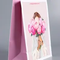 Пакет подарочный "Момент для себя" ламинированный 26 х 12 х 32 см