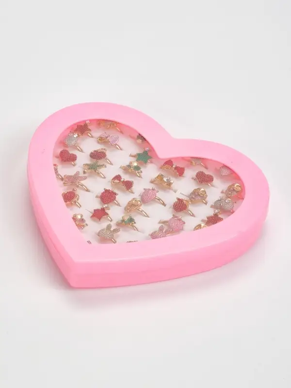 Кольцо детское Выбражулька «Рельеф», форма МИКС, цветное, безразмерное Кольцо детское Выбражулька «Рельеф», форма МИКС, цветное, безразмерное