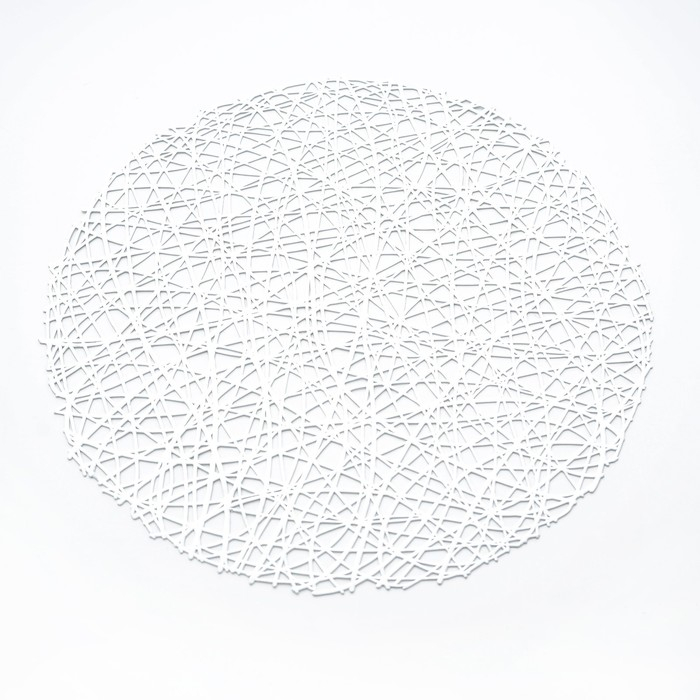 Набор салфеток сервировочных на стол Доляна «Паутинка», d=38 см, 4 шт, цвет серебряный Набор салфеток сервировочных на стол Доляна «Паутинка», d=38 см, 4 шт, цвет серебряный