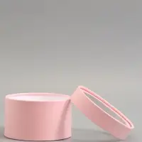 Подарочная коробка розовая, завальцованная с окном, 16 х 11 см