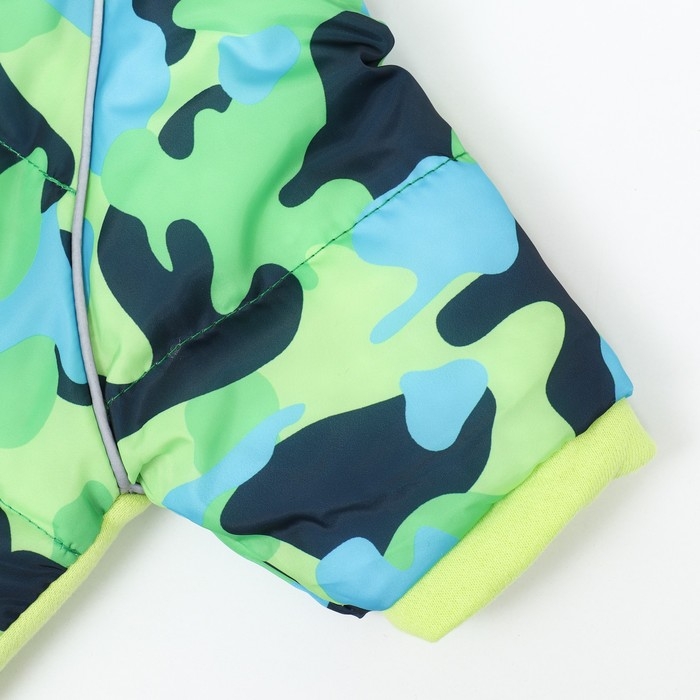 Комбинезон Комбинезон "Go-Иди" с утяжкой, размер 8 (ДС 19 см, ОГ 30, ОШ 22 см), зелёный/камуфляж