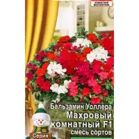 Семена цветов Бальзамин Махровый комнатный F1, смесь сортов Зимний сад, Ц/П,5 шт. Семена цветов Бальзамин Махровый комнатный F1, смесь сортов Зимний сад, Ц/П,5 шт.