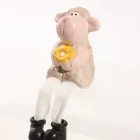 Фигурка с висячими ножками &laquo;Бараш с цветочком&raquo; 5.5&times;4.5&times;8 см, МИКС