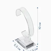 Подставка для часов/браслетов, основание 3.5&times;5.5&times;10 см, оргстекло 2 мм