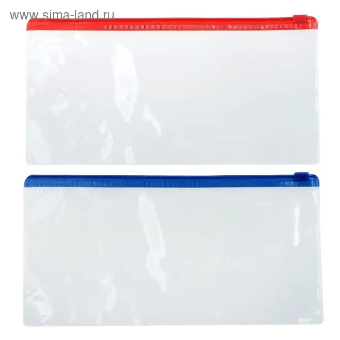 Папка-конверт на ZIP-молнии Calligrata А65 (122 х 240 мм), 100 мкм, прозрачная, МИКС Папка-конверт на ZIP-молнии Calligrata А65 (122 х 240 мм), 100 мкм, прозрачная, МИКС