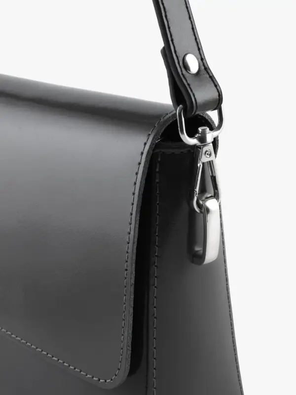 Ручка для сумки, с карабинами, 60&plusmn;1 см, 1.8 см, чёрная