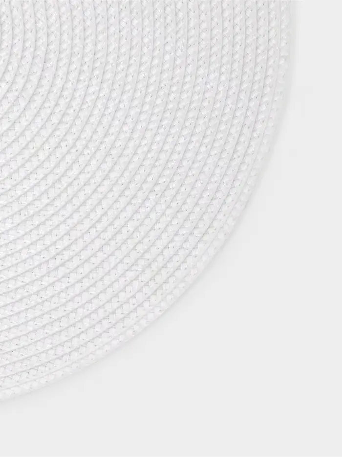 Салфетка сервировочная &laquo;Доляна. Классика&raquo;, белая, d=38 см