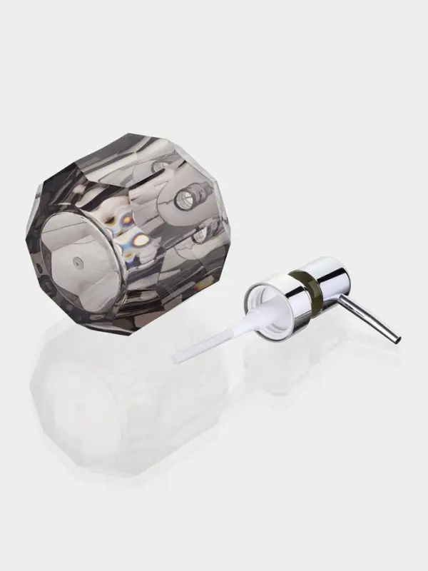 Набор для ванной "Блэк" 3 предмета (дозатор, стакан, мыльница)