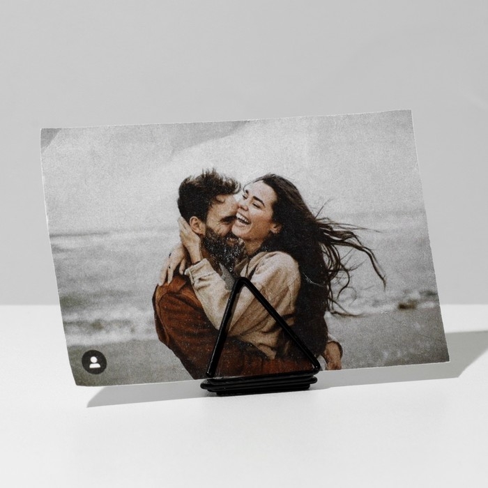 Ценникодержатель с зажимом «Треугольник» набор 5шт., 2,4×2,4×1,2 см, цвет чёрный