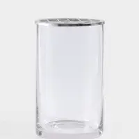 Ваза стекло настольная с крышкой "Альваро" 20х11,5 см, прозрачный