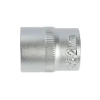Головка торцевая шестигранная ТУНДРА, под квадрат 1/2", 21 мм, CrV