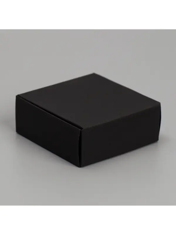 Коробка под бижутерию, упаковка, &laquo;Чёрная&raquo;, 7.5 х 7.5 х 3 см