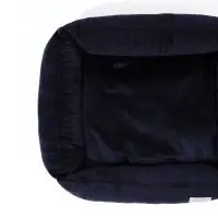 Лежанка для кошек и собак велюровая Pet Lab, 45 х 40 х 15 см, синяя Лежанка для кошек и собак велюровая Pet Lab, 45 х 40 х 15 см, синяя