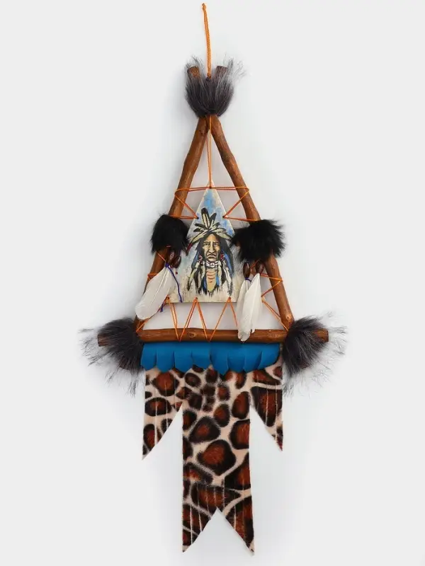 Панно "Вождь" 30х3х60 см