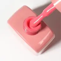 Гель лак для ногтей, однотонный, трехфазный, 10 мл, LED/UV, розовый (135)