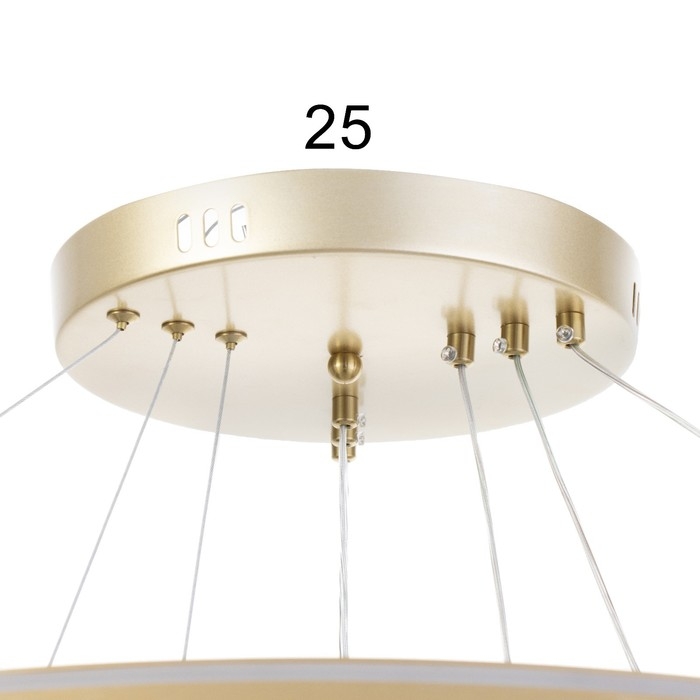 Люстра Люстра "Анелло" 3хLED 3000-6000К 220Вт золото 130х60х120 см BayerLux