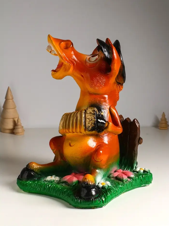 Копилка "Конь с гармонью" 32х23,5х25 см, цветной, гипс