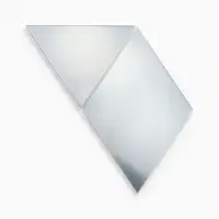 Зеркало настенное &laquo;Ромбы&raquo;, на клеевой основе, акриловое, 17 шт., 50&times;50 см
