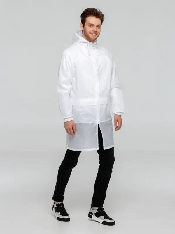 Дождевик Rainman Zip Pro белый, размер S
