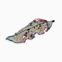 Брошь &laquo;Лист&raquo;, изящный, цветной
