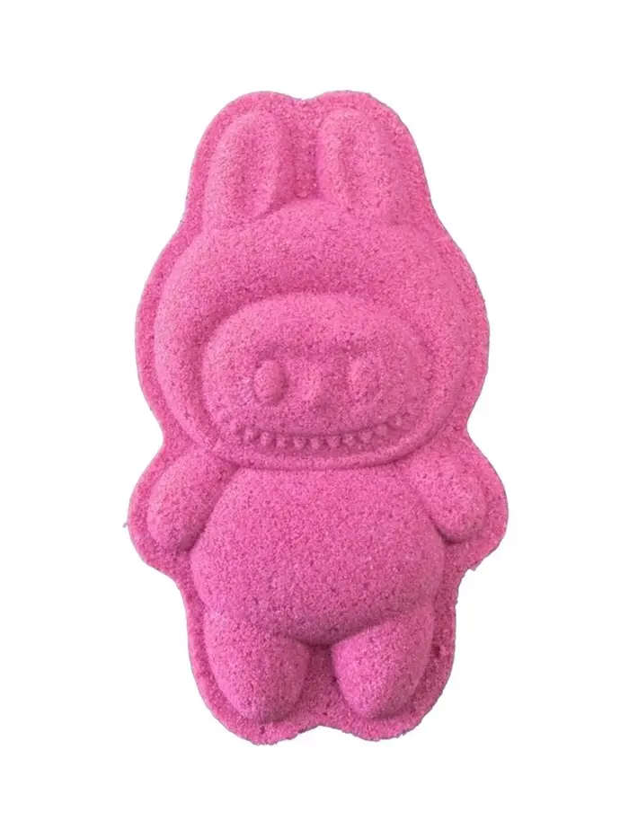 Бомбочка для ванн формовая, розовая, 80 г