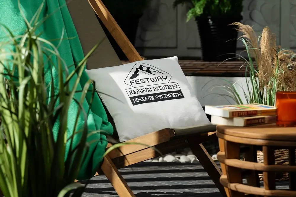 Подушка Holland, неокрашенная Подушка Holland, неокрашенная