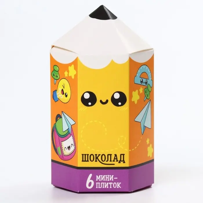 Шоколад подарочный, на 1 сентября &laquo;Снова в школу&raquo;, (5 г &times; 6 шт.)